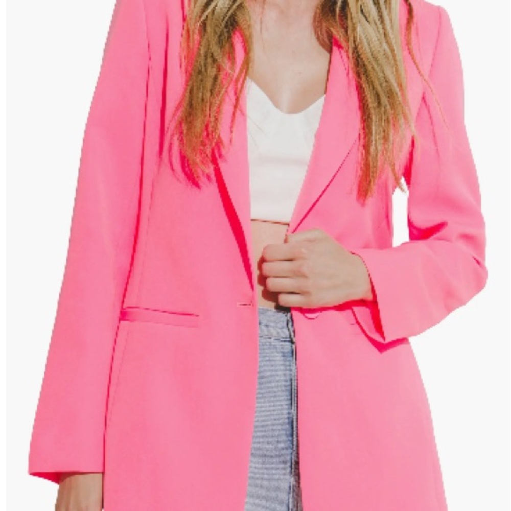 MNG Neon Pink Blazer